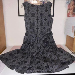 Chicstar Black damask dress
